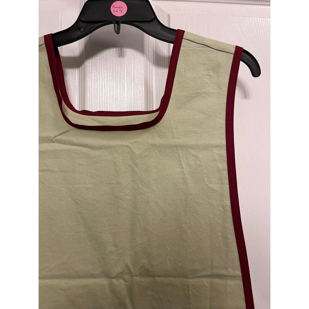 Handmade Christmas Print Apron: Santa Kitchen Apron, Adult XS-XL